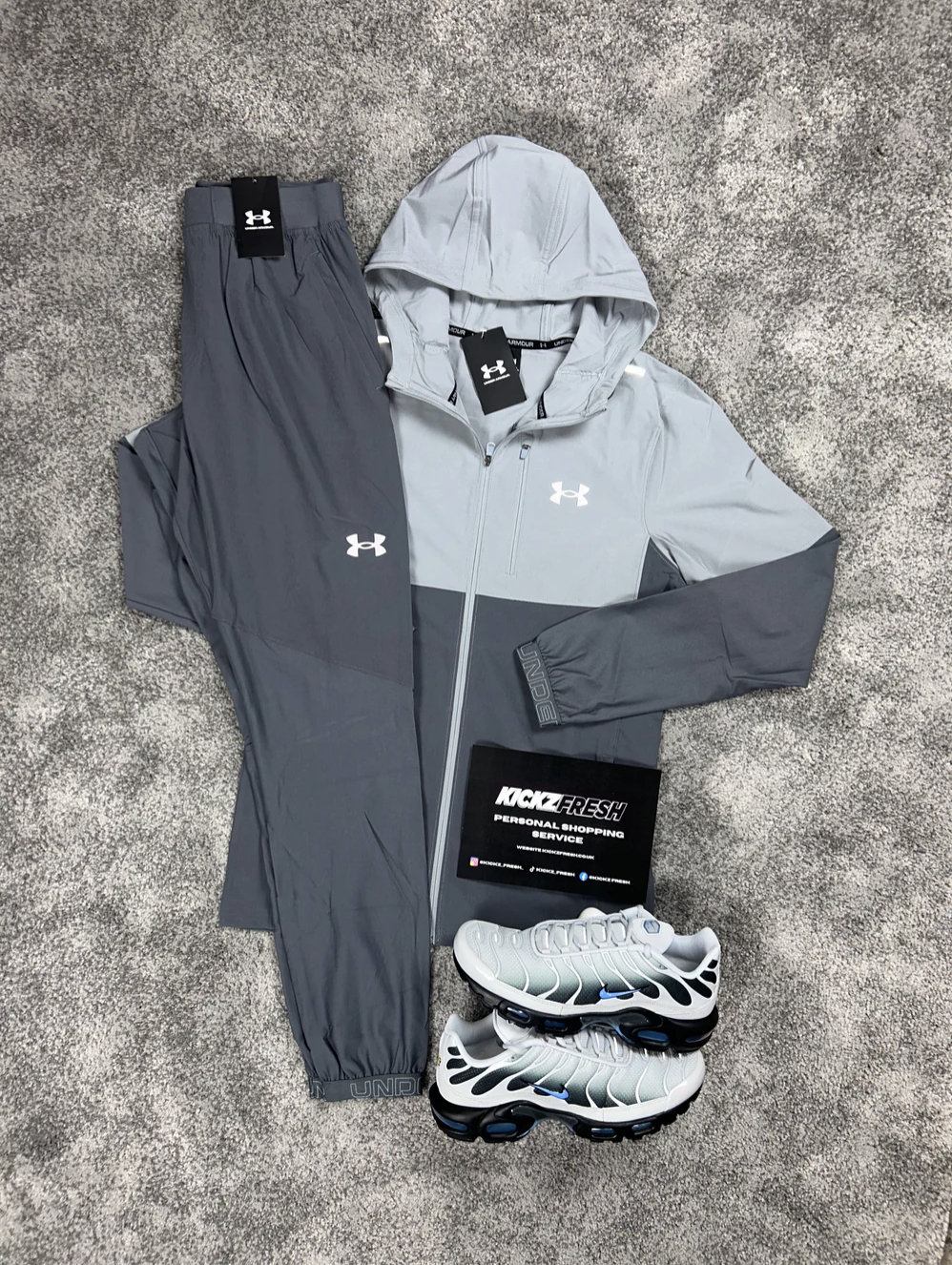 SURVÊTEMENT GRIS DEUX TONNES HYBRIDE UNDER ARMOUR