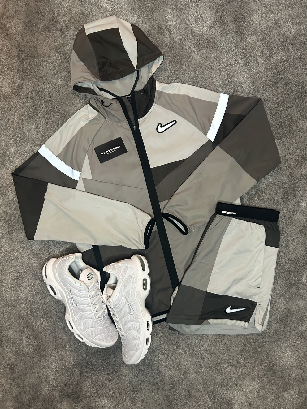 Ensemble Nike Wildrun Patch Work Gris pour homme