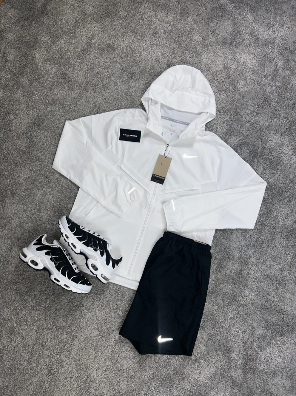 ENSEMBLE HOMME NIKE WINDRUNNER TRIPLE BLANC