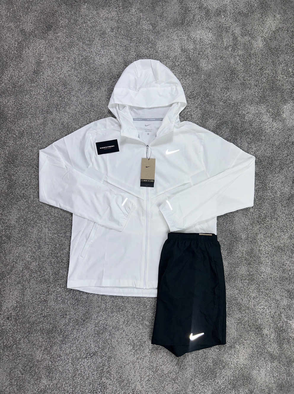 ENSEMBLE HOMME NIKE WINDRUNNER TRIPLE BLANC