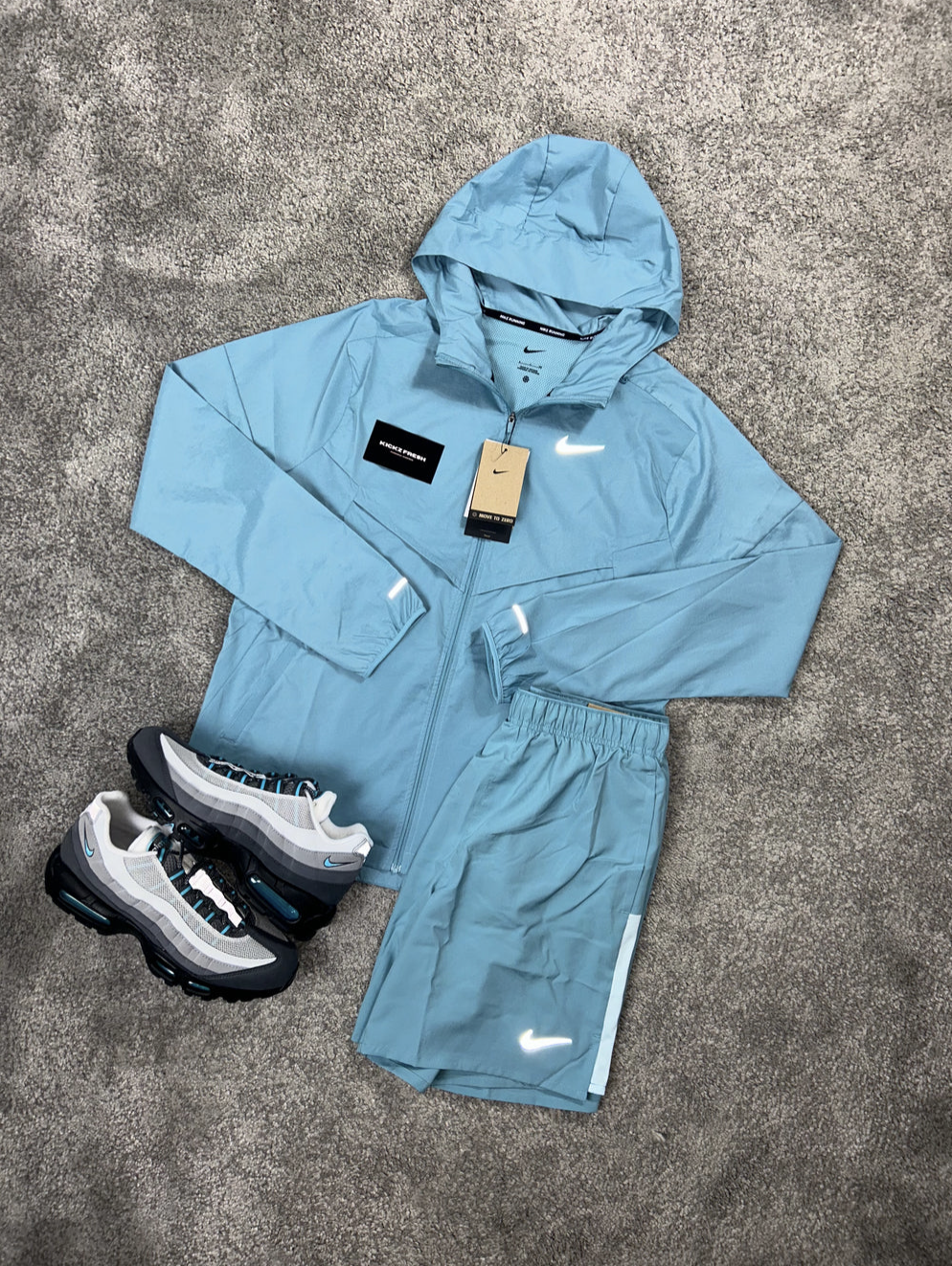 ENSEMBLE NIKE WINDRUNNER BLEU SARCELLE POUR HOMME
