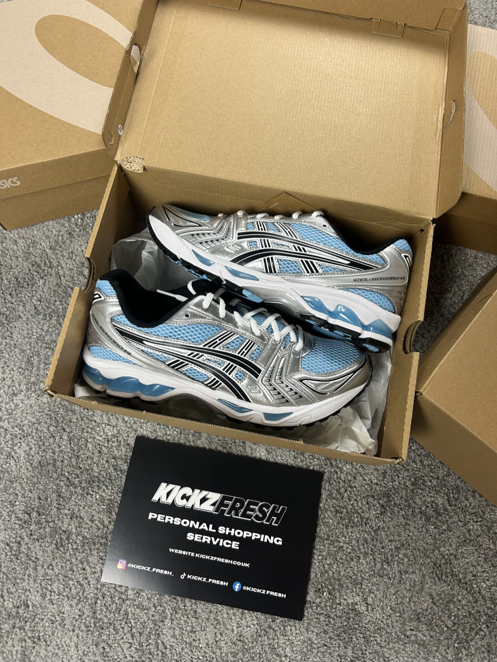 ASICS GEL KAYANO 14 BLEU ARCTIQUE