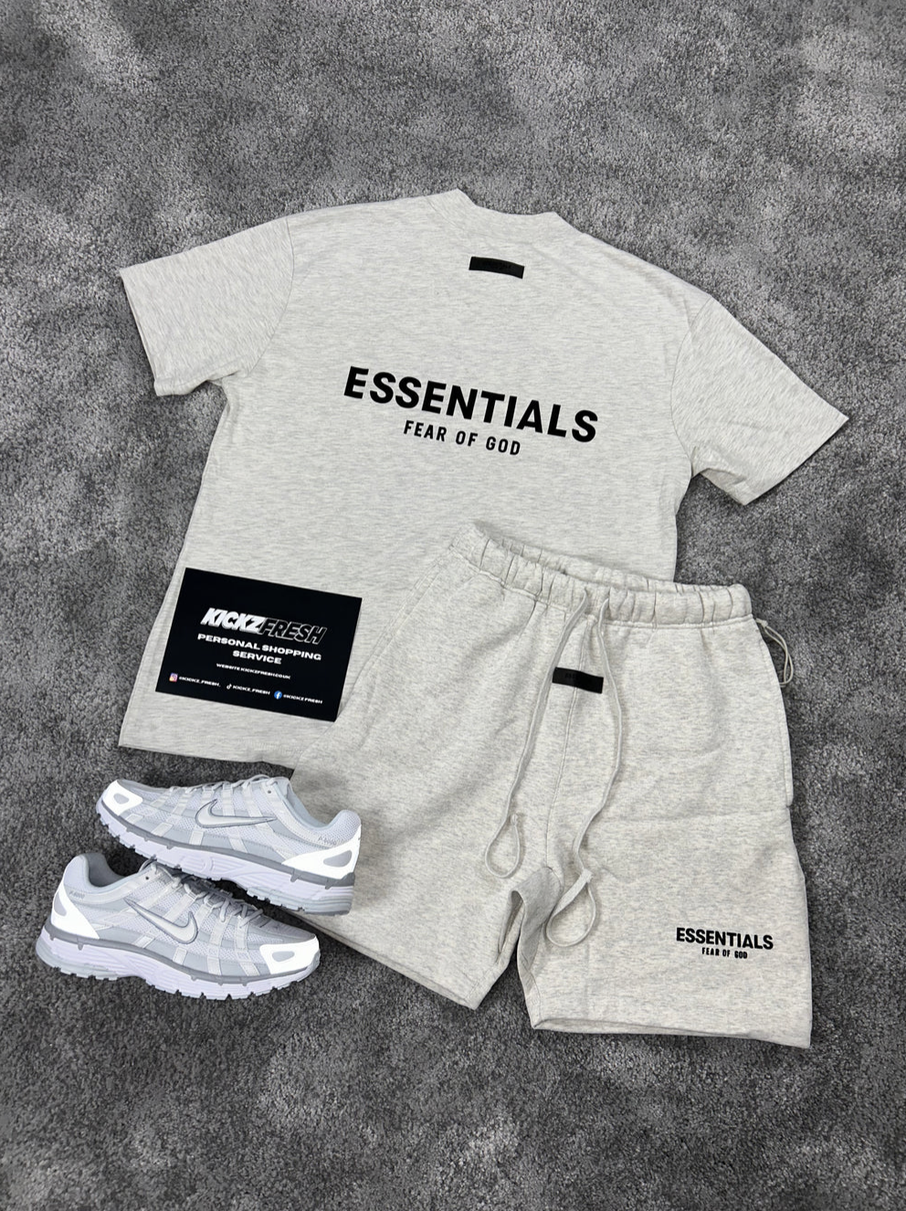 ESSENTIALS FEAR OF GOD ENSEMBLE DE REPAS D'AVOINE LÉGER POUR HOMMES
