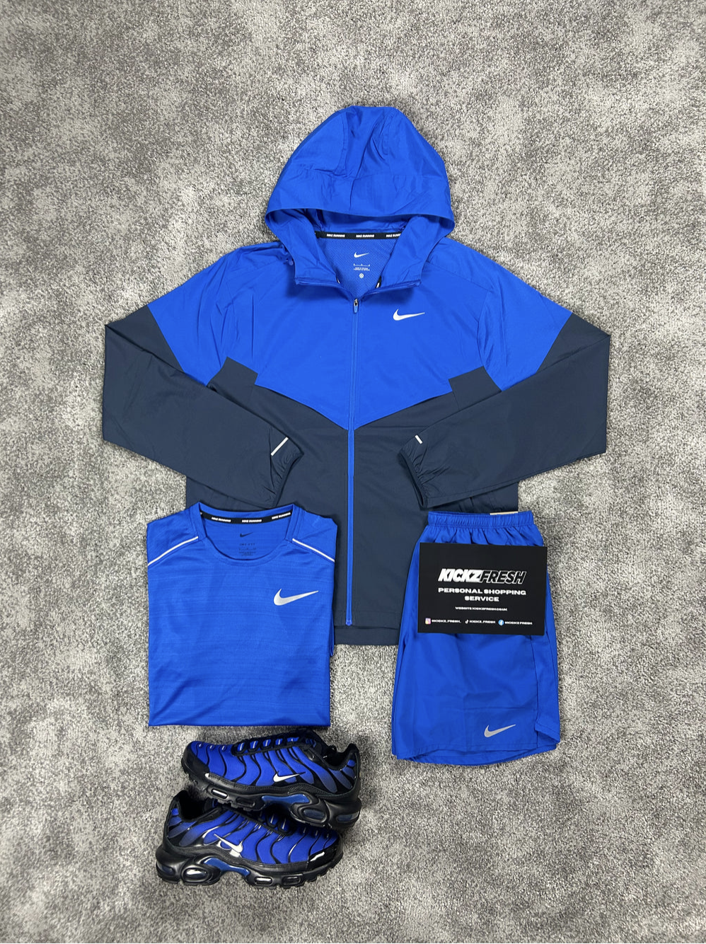 ENSEMBLE NIKE 3 PIÈCES WINDRUNNER BLEU ROYAL POUR HOMME