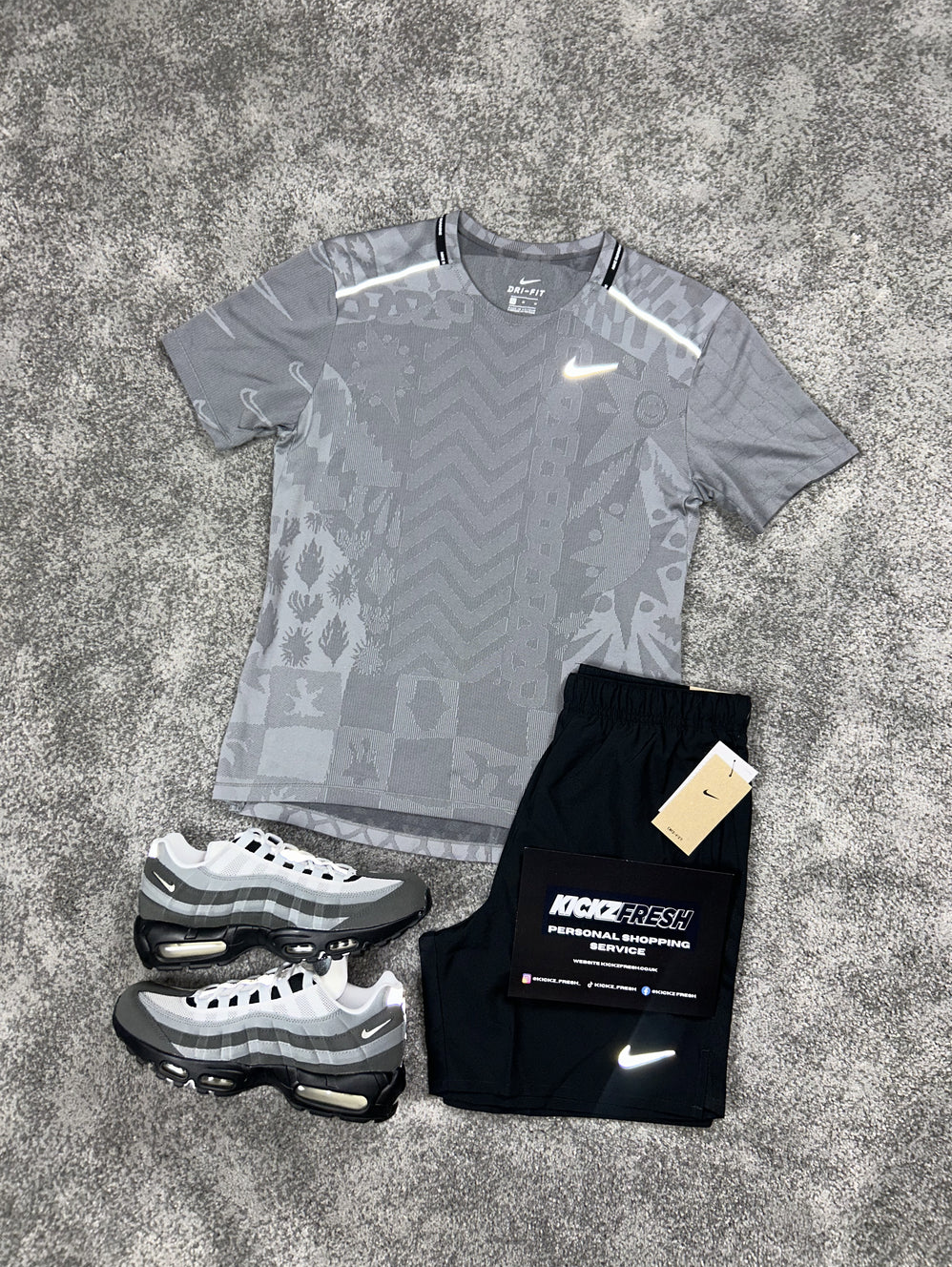ENSEMBLE NIKE MILER TOKYO GRIS POUR HOMME