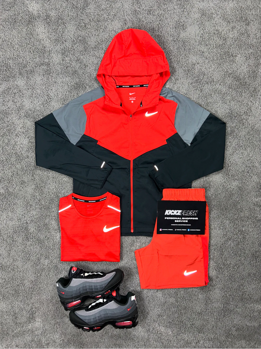 NIKE 3 PIÈCES WINDRUNNER CRIMSON ROUGE NOIR POUR HOMME