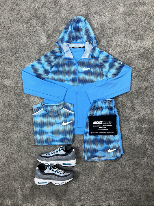 ENSEMBLE 3 PIÈCES NIKE WINDRUNNER SOUNDWAVE BLEU UNIVERSITÉ POUR HOMME