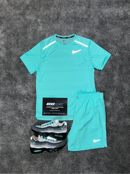 ENSEMBLE NIKE MILER HYPER TURQUOISE POUR HOMME