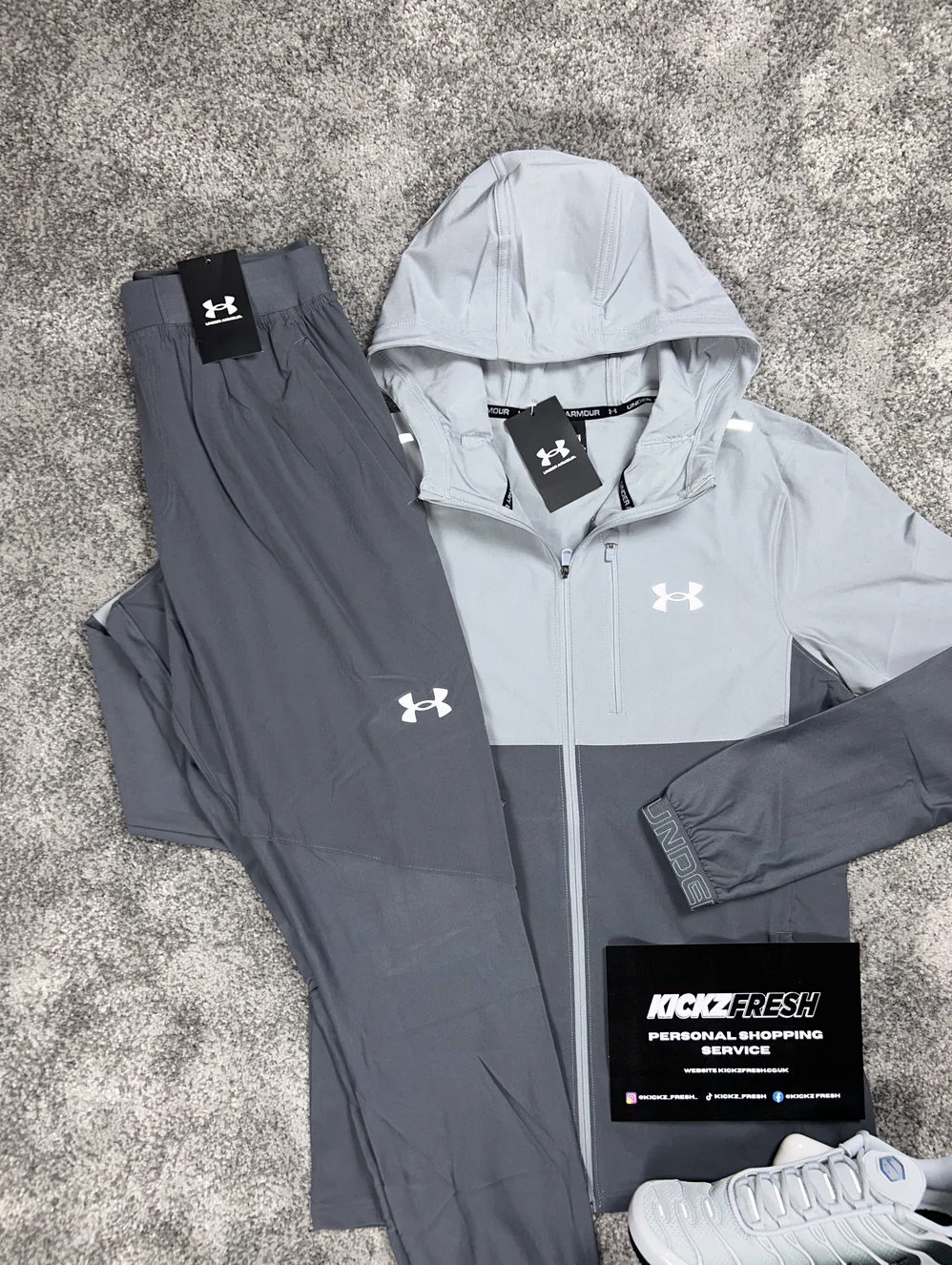 SURVÊTEMENT GRIS DEUX TONNES HYBRIDE UNDER ARMOUR