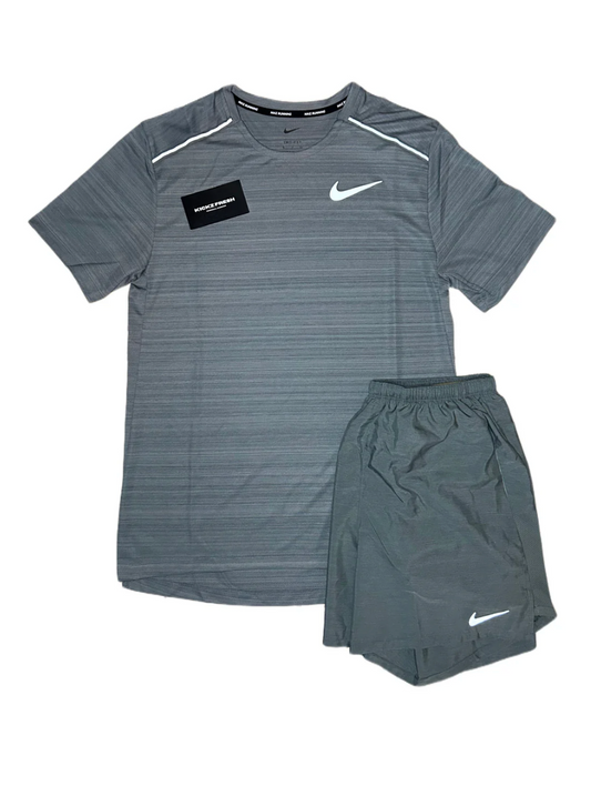 ENSEMBLE NIKE MILER OG GRIS POUR HOMME