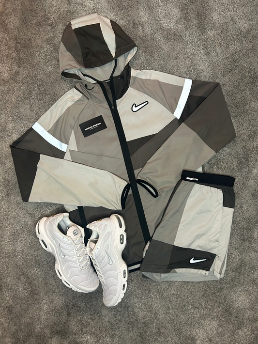 Ensemble Nike Wildrun Patch Work Gris pour homme