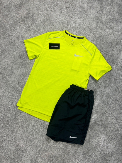 NIKE MILER CACTUS NEON ENSEMBLE POUR HOMME