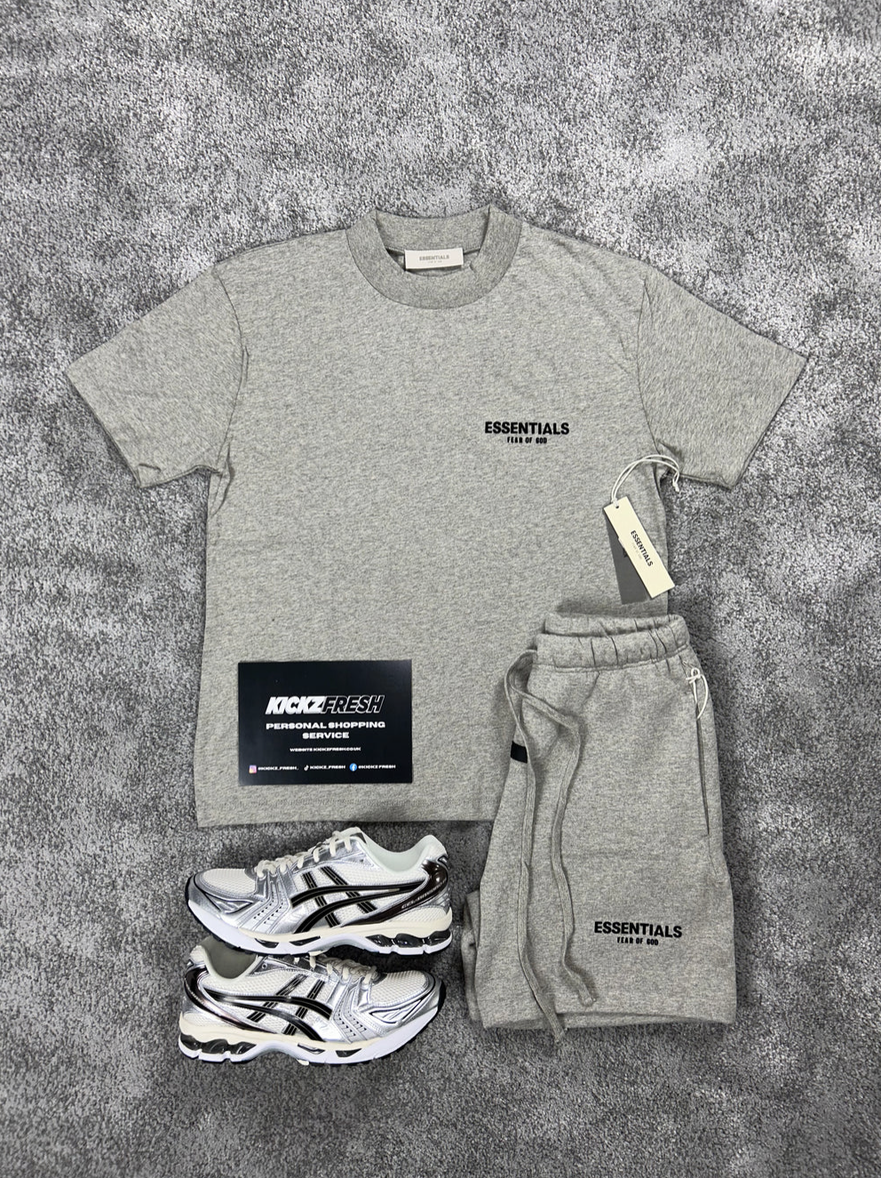 ESSENTIALS FEAR OF GOD DARK OAT MEAL ENSEMBLE POUR HOMME