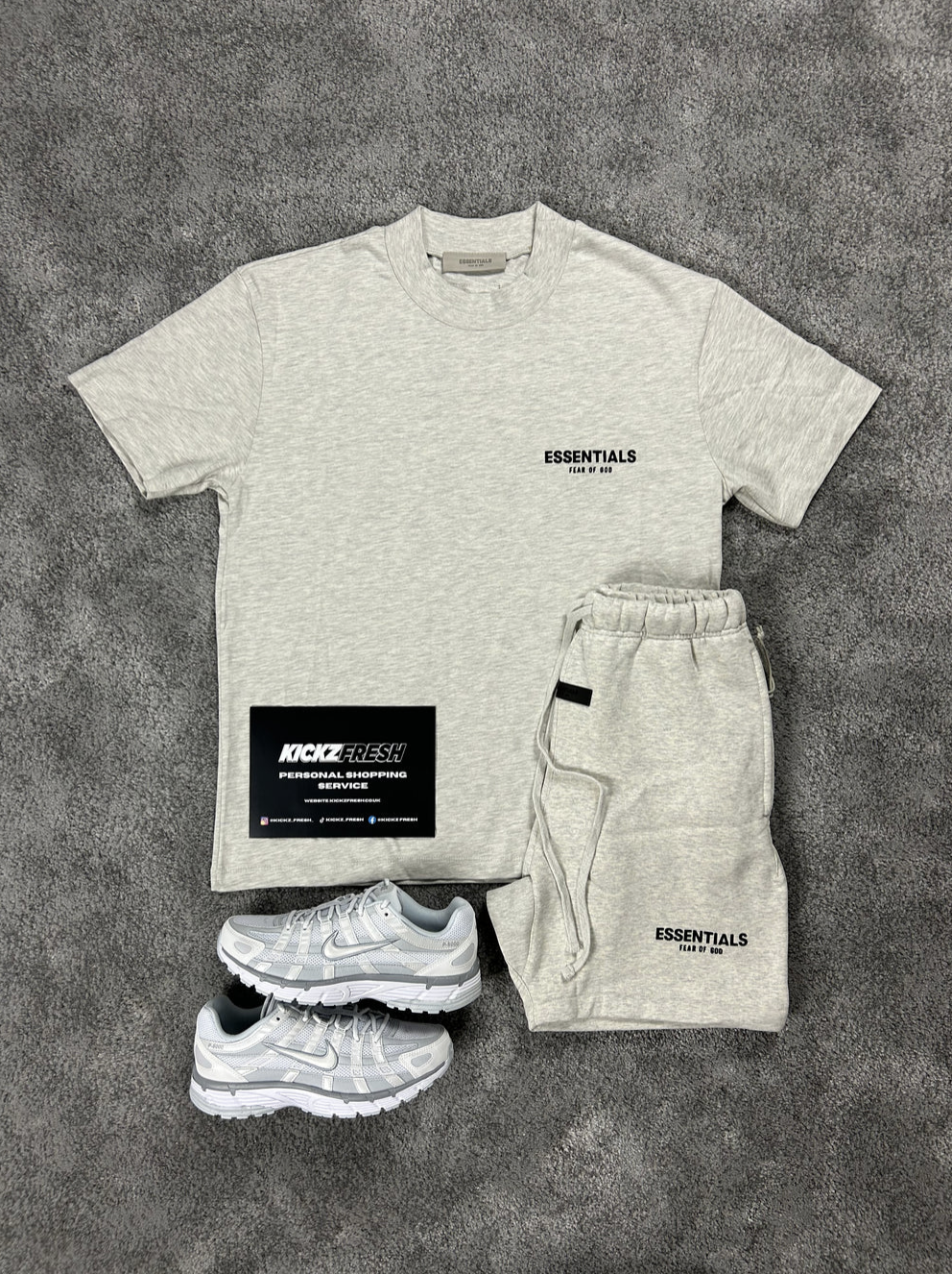 ESSENTIALS FEAR OF GOD ENSEMBLE DE REPAS D'AVOINE LÉGER POUR HOMMES