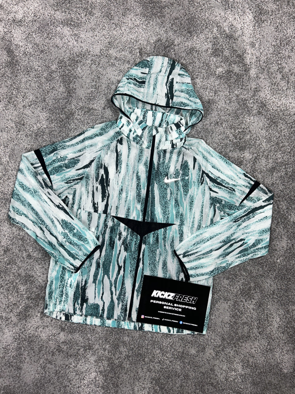 VESTE NIKE WINDRUNNER ZEBRA JADE