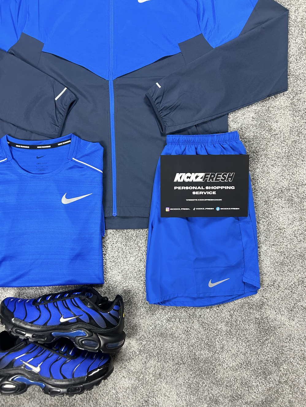 ENSEMBLE NIKE 3 PIÈCES WINDRUNNER BLEU ROYAL POUR HOMME