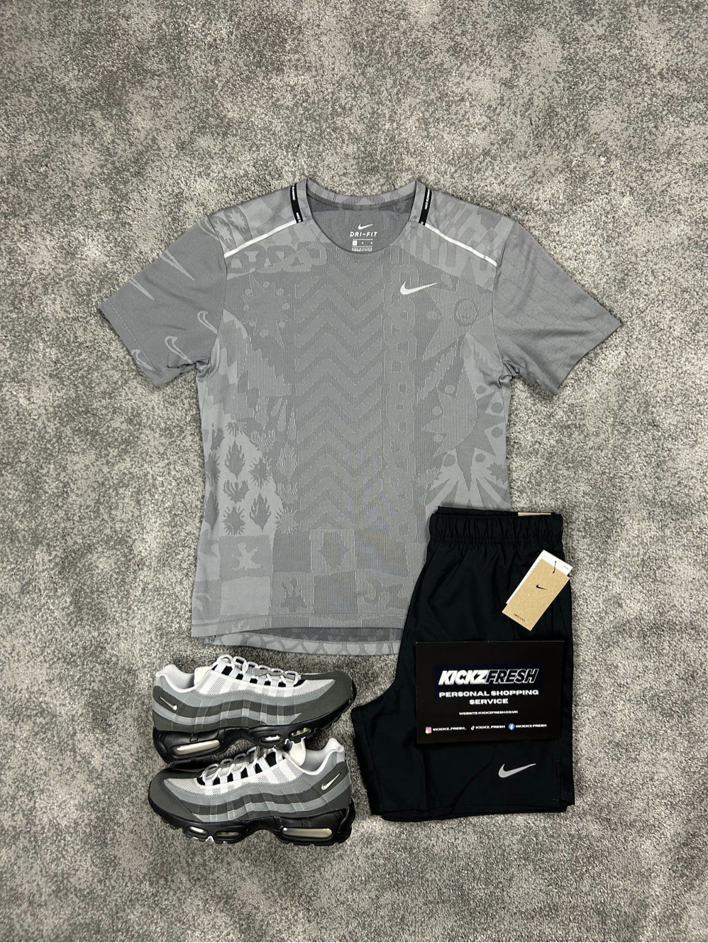 ENSEMBLE NIKE MILER TOKYO GRIS POUR HOMME