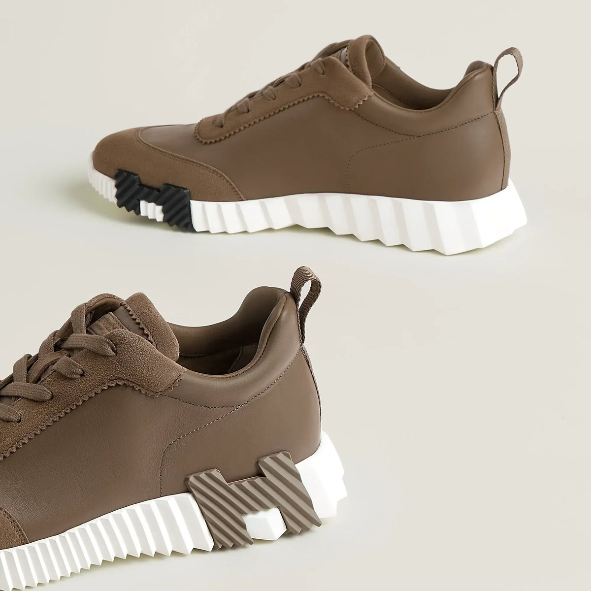 Hermès Bouncing Étoupe — Brun Ton sur Ton